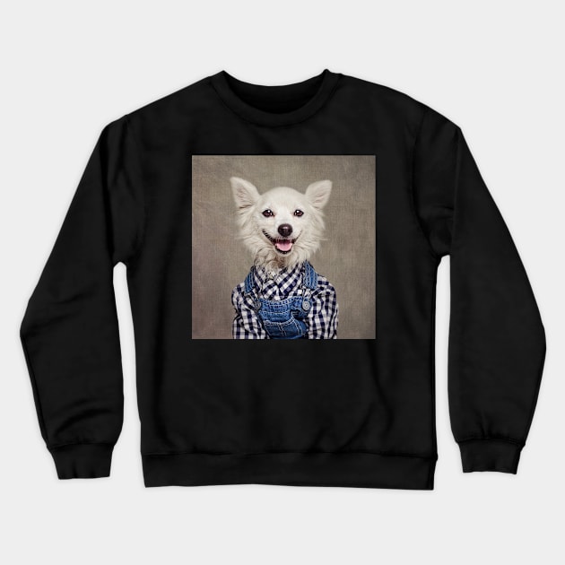 Shelter Pets Project - Tonka Crewneck Sweatshirt by TammySwarek